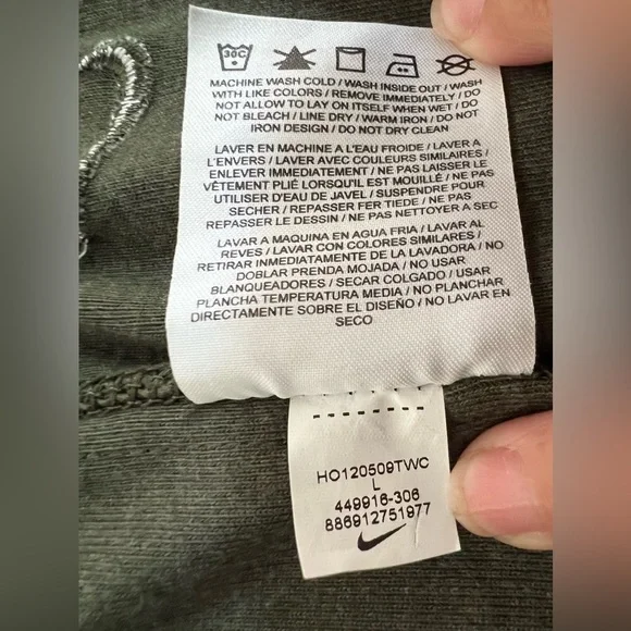 Nike The Athletic Dept. Women’s Pants, Olive Green, Size Large - Picture 7 of 7